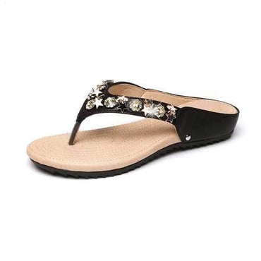 Rhinestone Flip Flops Slippers