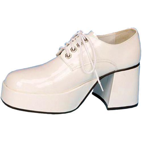 SHOE PLATFORM WHT PAT MEN LG