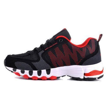 DELOCRD Big Size Mens Mesh Color Match Breathable Sport Running Sneakers