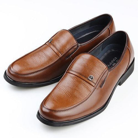 Mens Leather British Style Casual Shoes