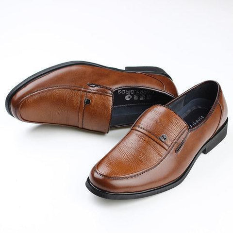 Mens Leather British Style Casual Shoes