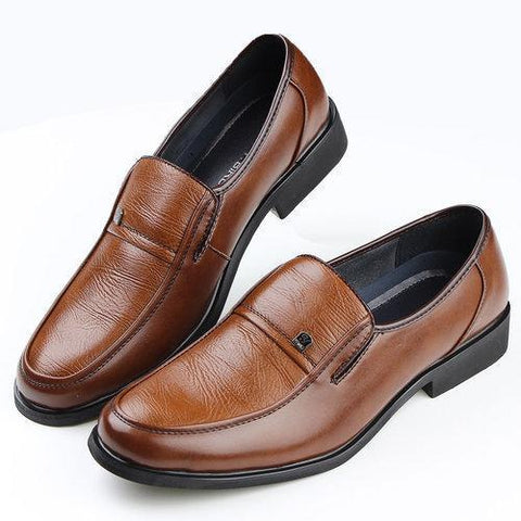 Mens Leather British Style Casual Shoes