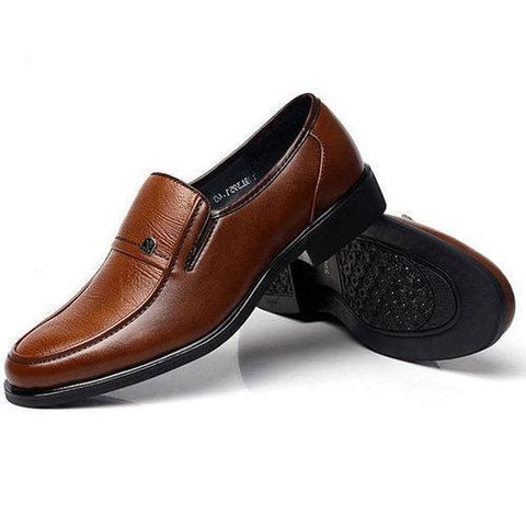 Mens Leather British Style Casual Shoes