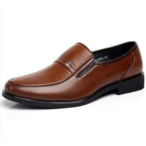 Mens Leather British Style Casual Shoes