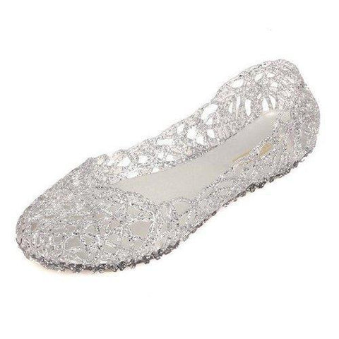 Bling Breathable Candy Color Flat Shoes