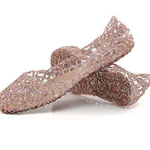 Bling Breathable Candy Color Flat Shoes