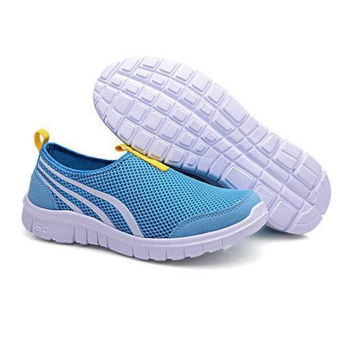 Mesh Breathable Light Slip On Sport Casual Flat Trainers