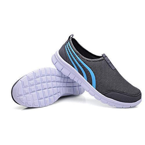 Mesh Breathable Light Slip On Sport Casual Flat Trainers