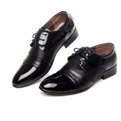 Men Formal Pointed Toe Blucher Shoes