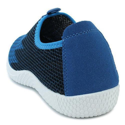 Men Mesh Gradient Blue Black Breathable Slip On Casual Sport Shoes