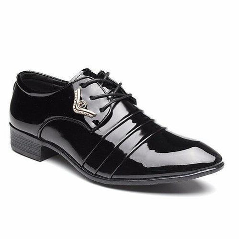 Men's Pointed Toe Business British Classic Formal Casual Shoes