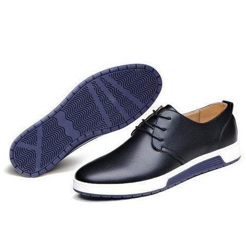 Men British Style Leather Casual Shoes