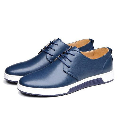 Men British Style Leather Casual Shoes