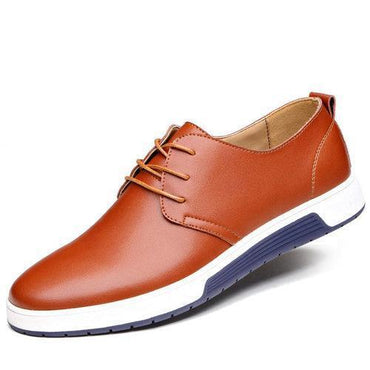 Men British Style Leather Casual Shoes