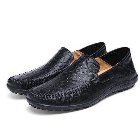 Large Size Men Hole Leather Shoes