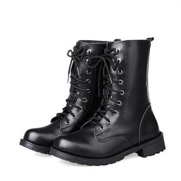 Women Lover Soft Round Toe Elegant Black Boots