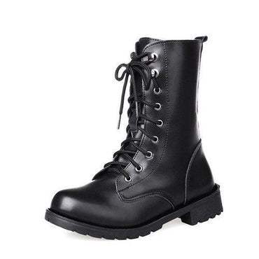 Women Lover Soft Round Toe Elegant Black Boots