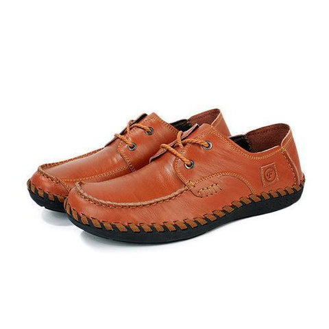 Men Casual Shoes Fashionable Wear-Resisting Sewing Shoes Male Wild Flat Shoes