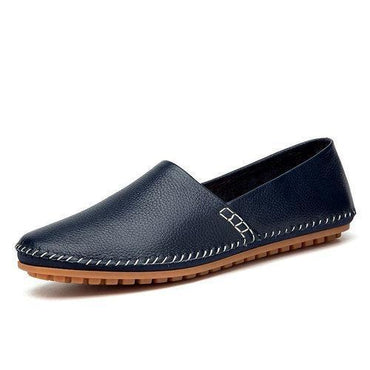 Big Size Men Genuine Leather Driving Loafers Comfortable Slip On Moccasin Shoes