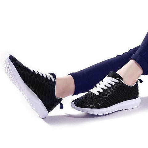 Men And Women Lovers Shoes Lace Up Casual Sport Shoes Wear-Resisting Running Shoes