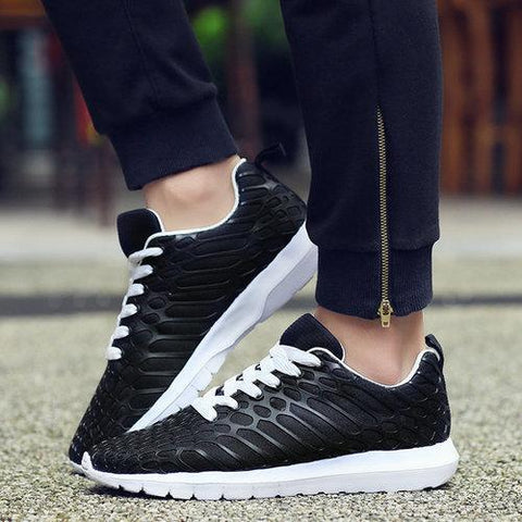 Men And Women Lovers Shoes Lace Up Casual Sport Shoes Wear-Resisting Running Shoes