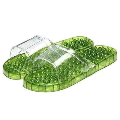 Crystal Transparent Massage Indoor Flat Slip On Casual Home Shoes