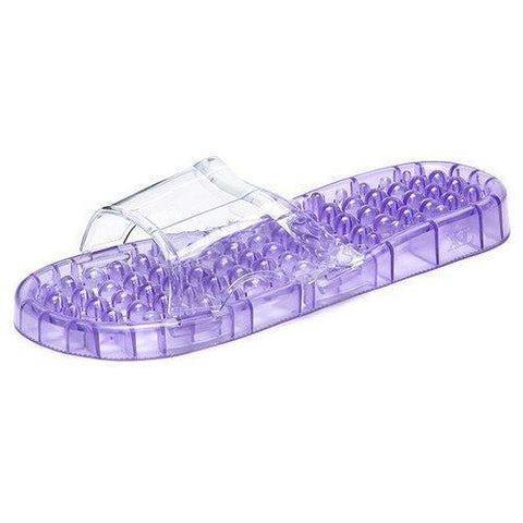Crystal Transparent Massage Indoor Flat Slip On Casual Home Shoes