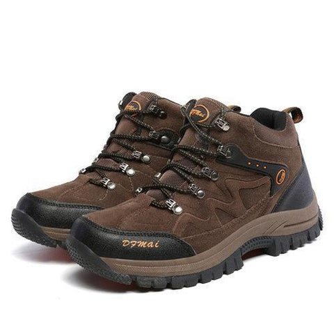 Large Size Hiking Shoes Casual High Top Sneakers