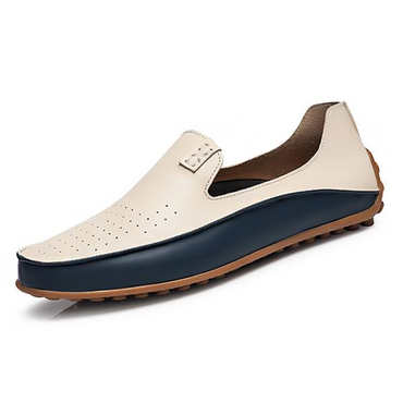 Large Size Men Color Blocking Loafers