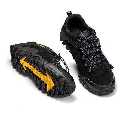 Men Breathable Suede Non-slip Lace Up Outdoor Hiking Sneakers