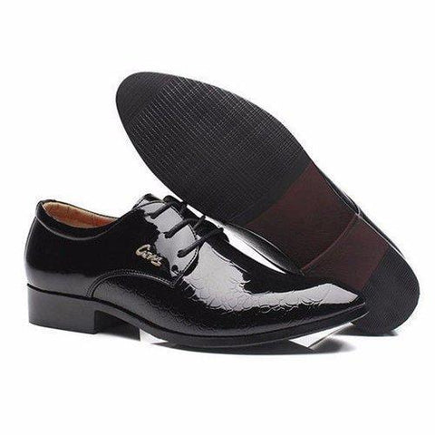 Mesh Dress Pointed Toe Lace Up Metal Flat Formal Business Office Shoes