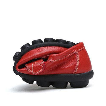 Soft Leather Flat Shoes