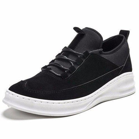 Stitching Color Match Suede Casual Running Sport Shoes