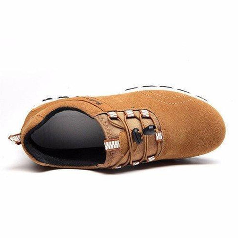 Men Suede Casual Lace Up Hiking Shoes