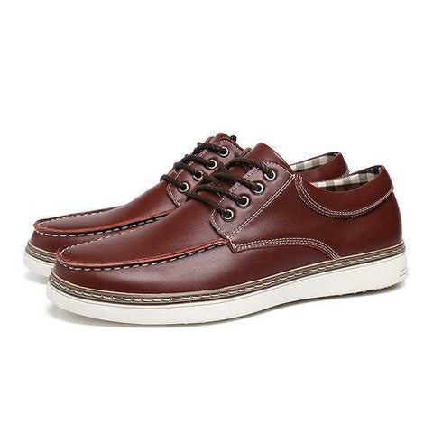 Large Size Men British Style Classic Oxfords Lace Up Casual