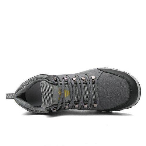 Men Hiking Metal Eyelets Outdoor Sport Water Resistant Non-slip Sneakers