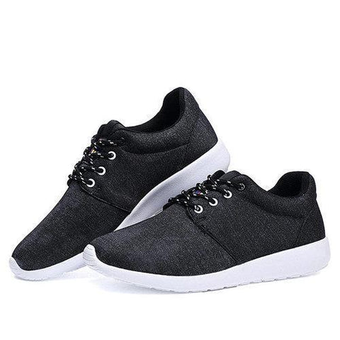 Big Size Cloth Breathable Lace Up Outdoor Casual Sport Shoes For Men