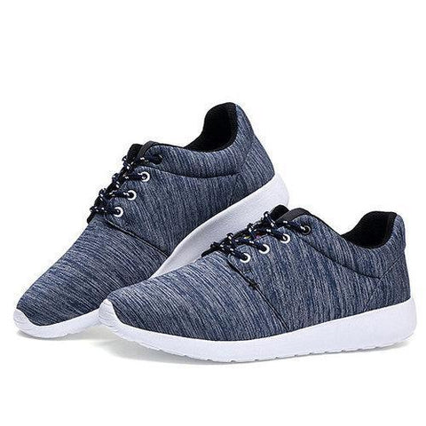 Big Size Cloth Breathable Lace Up Outdoor Casual Sport Shoes For Men