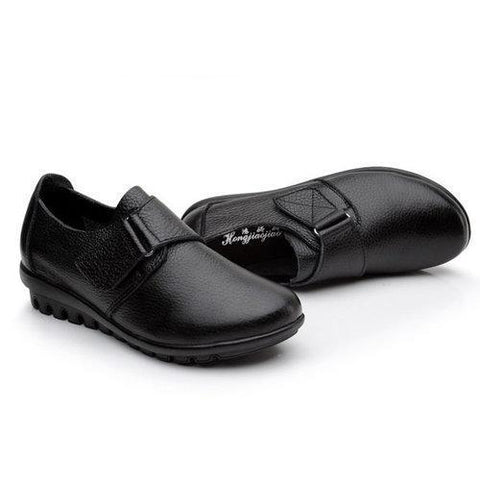 Buckle LeatherSoft Flat Casual Loafers