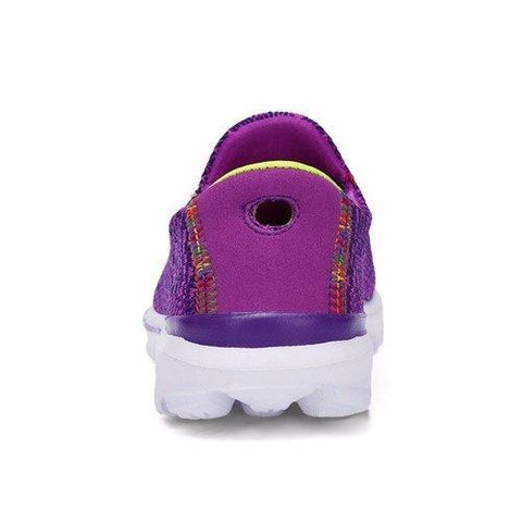 Colorful Breathable Soft Sole Sport Casual Running Slip On Shoes