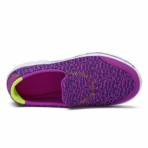 Colorful Breathable Soft Sole Sport Casual Running Slip On Shoes