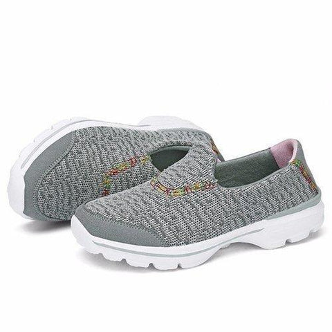 Colorful Breathable Soft Sole Sport Casual Running Slip On Shoes