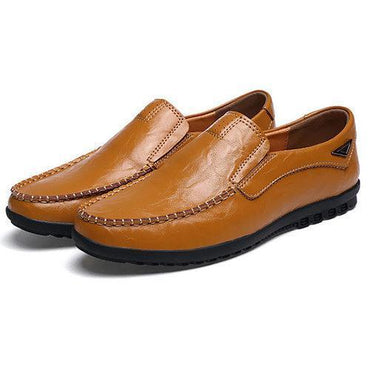 Men Pure Color British Style Outdoor Business Casual Driving Loafers