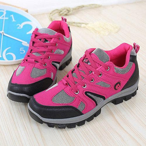 Color Blocking Breathable Shoes