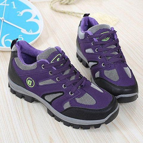 Color Blocking Breathable Shoes