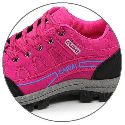 Suede Hiking Lace Up Outdoor Sport Women Sneakers