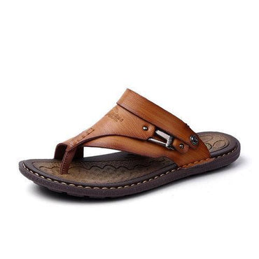 Men Clip Toe Slippers Comfortable Sandals