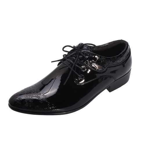 Men Leather Formal Dress Shoes