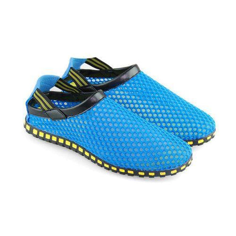 Big Size Breathable Mesh Hollow Out Sandals Slip On Casual Beach Shoes