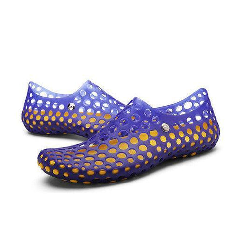 Big Size Hollow Out Breathable Slip On Casual Shoes